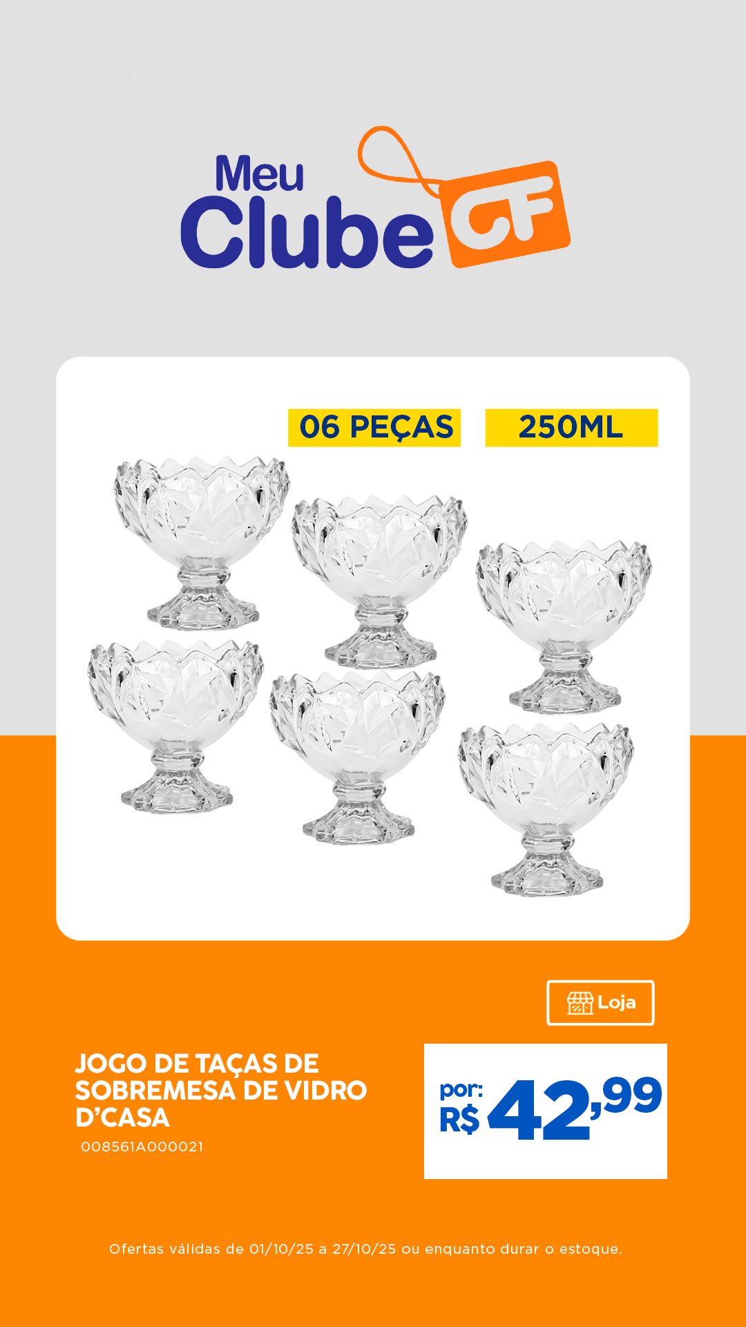 JOGO DE TAÇAS DE SOBREMESAS